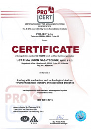 UGT Praha UNION GAS+TECHNIK, spol. s r.o.