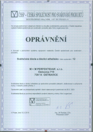 M + M perfektsvar s.r.o.