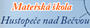 Mateřská škola Hustopeče nad Bečvou, okres Přerov, příspěvková organizace