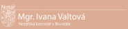 Valtová Ivana - notářka